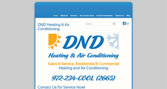 Desktop Screenshot of dndair.com